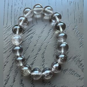 Smoky quartz bracelet 12mm
